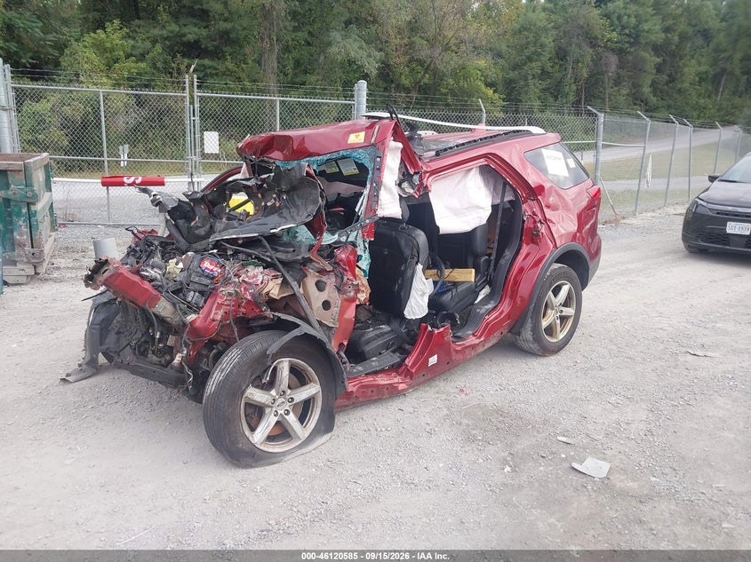 Vin: 1fm5k8d86ggb57348, lot: 46620305, ford explorer xlt 20162