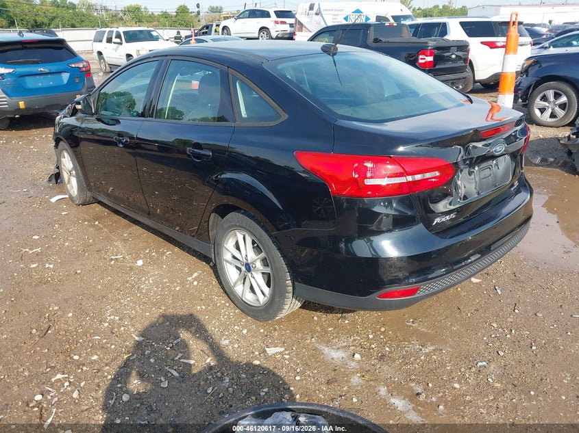 Vin: 1fadp3f28gl250463, lot: 46620337, ford focus se 20163