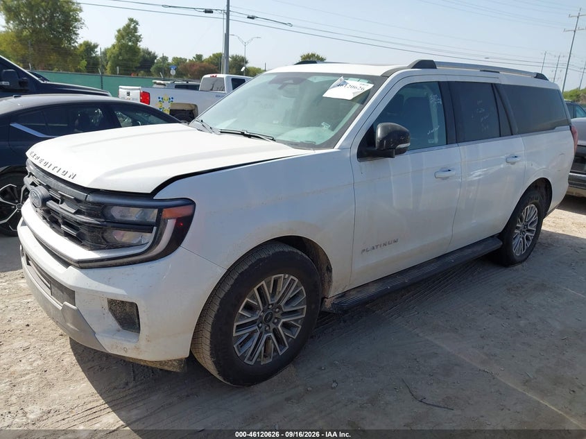 Vin: 1fmjk1m80tea22782, lot: 46620346, ford expedition max platinum max 20262