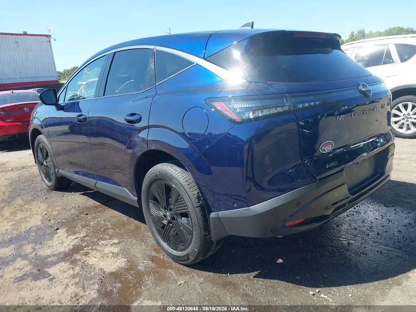Vin: 5n1az3bs8sc136366, lot: 46620368, nissan murano sv 20253