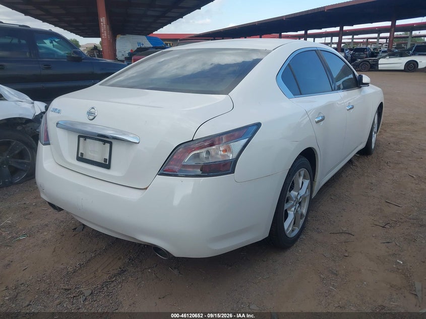 Vin: 1n4aa5ap1cc808425, lot: 46620372, nissan maxima 3.5 s 20124