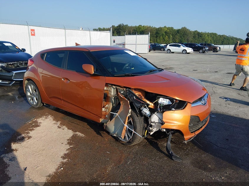 Vin: kmhtc6ad9gu278225, lot: 46620374, hyundai veloster 2016 img_1
