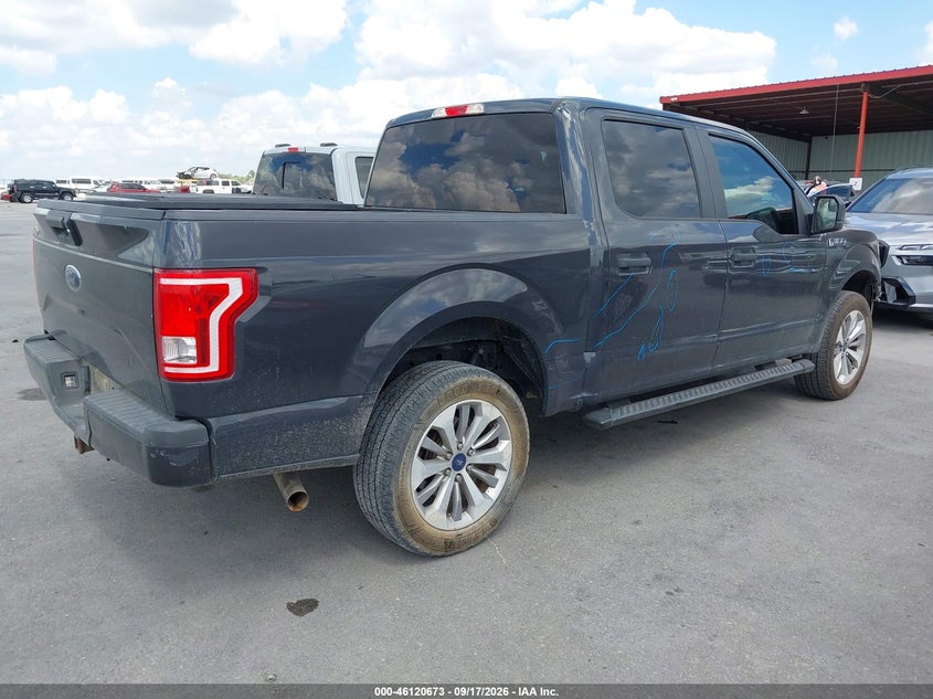 Vin: 1ftew1ef0hkd56648, lot: 46620393, ford f-150 xl 20174