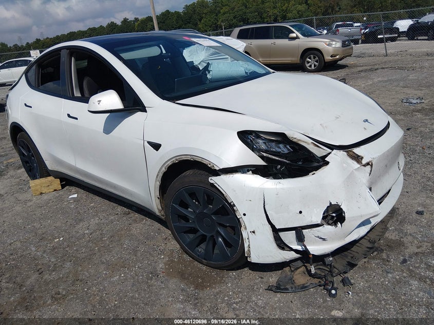 Vin: 7saygdeexnf427014, lot: 46620416, tesla model y long range dual motor all-wheel drive 2022 img_1