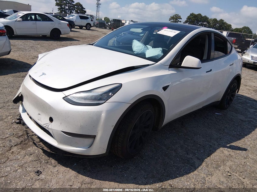 Vin: 7saygdeexnf427014, lot: 46620416, tesla model y long range dual motor all-wheel drive 20222