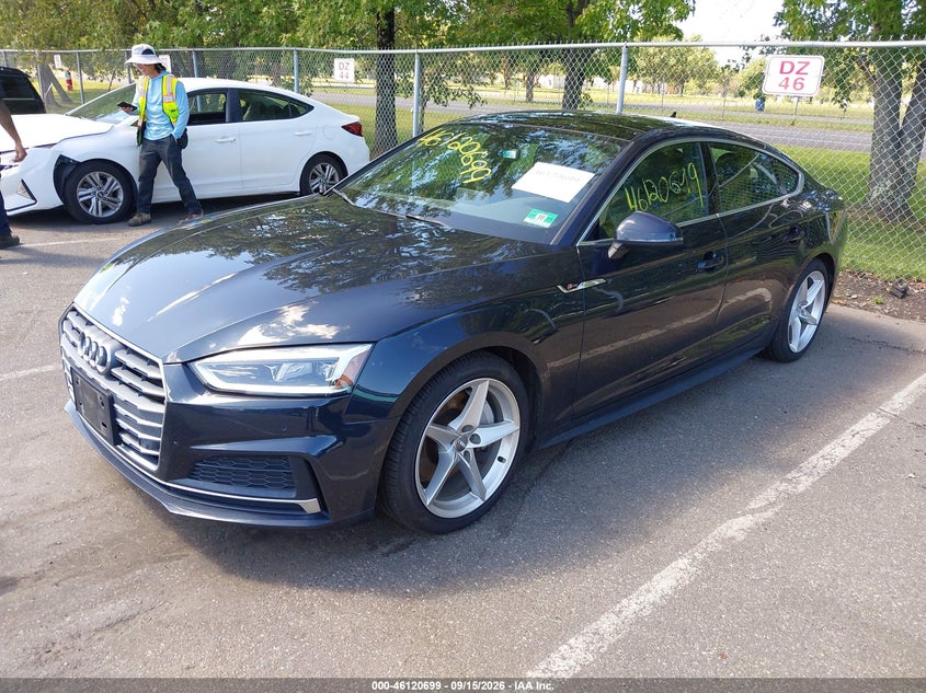 Vin: wauencf59ja107889, lot: 46620419, audi a5 sportback premium plus 20182