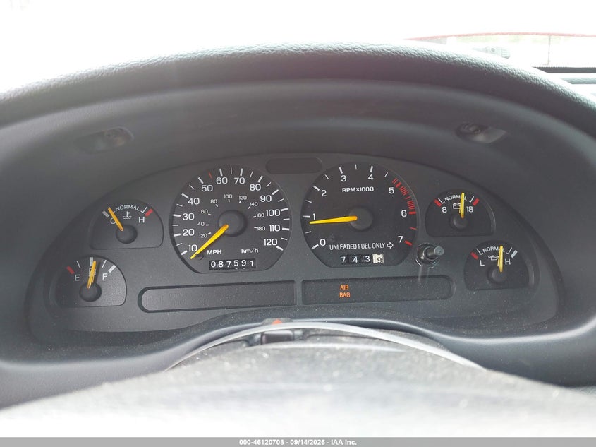 FORD MUSTANG 1994 VIN 1FALP4043RF211275