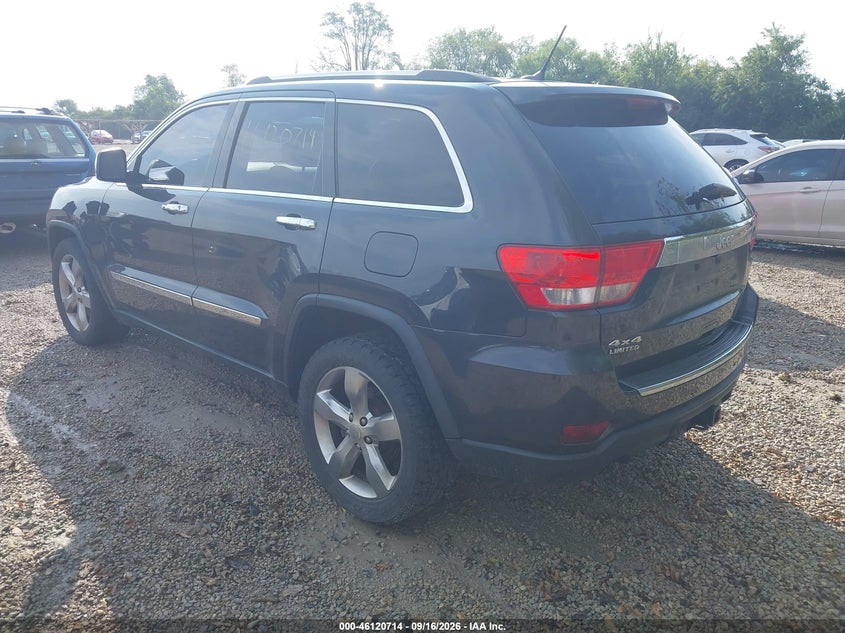 Vin: 1c4rjfbt5dc636156, lot: 46620434, jeep grand cherokee limited 20133