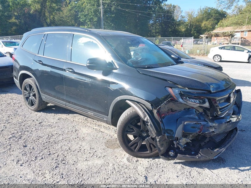 Vin: 5fnyf6h73mb051974, lot: 46620437, honda pilot awd black edition 2021 img_1