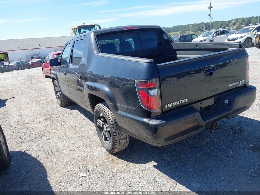 Vin: 5fpyk1f74db001299, lot: 46620452, honda ridgeline sport 20133
