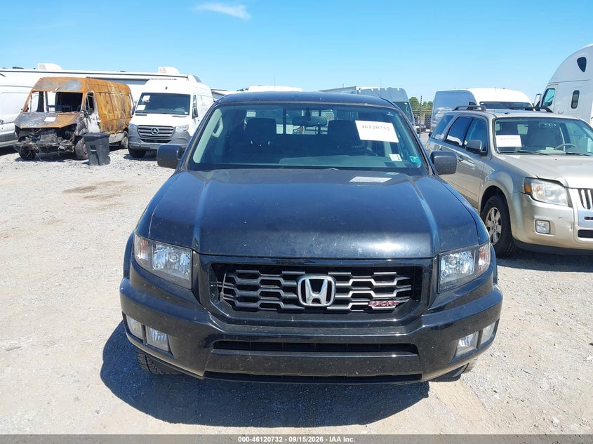 HONDA RIDGELINE 2013 VIN 5FPYK1F74DB001299