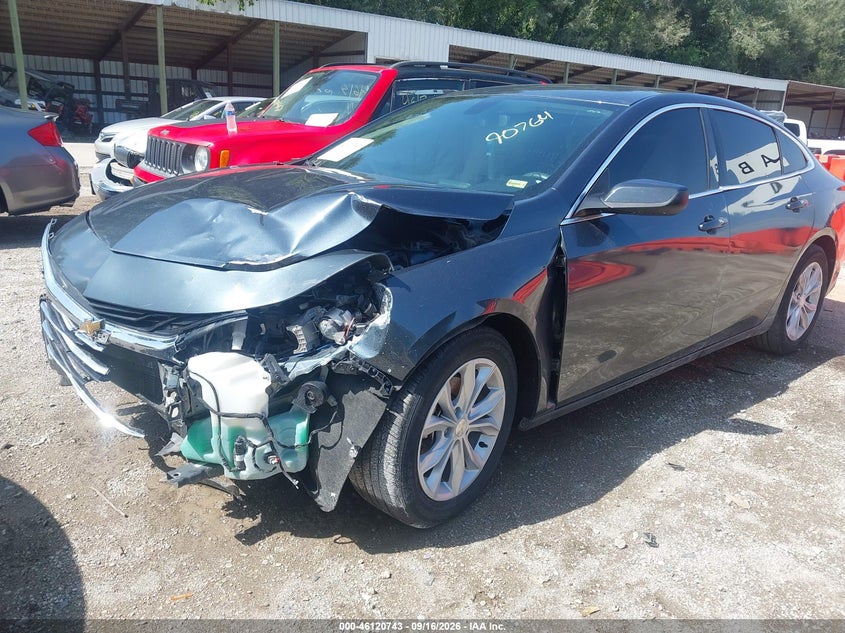 2020 Chevrolet Malibu, Front End, IAAI, VIN 1G1ZD5ST3LF028658 — photo 2