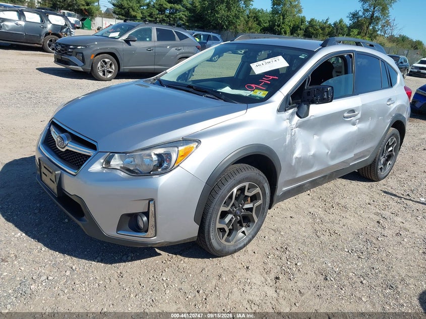 Vin: jf2gpabc8hh249880, lot: 46620467, subaru crosstrek 2.0i premium 20172