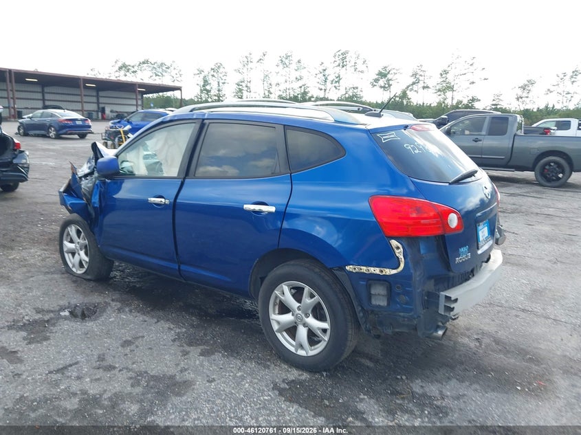 Vin: jn8as5mt8aw009659, lot: 46620481, nissan rogue sl 20103