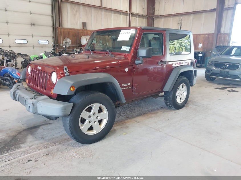 2010 Jeep Wrangler, Обычный износ, IAAI, VIN 1J4AA2D16AL103496 — фото 2