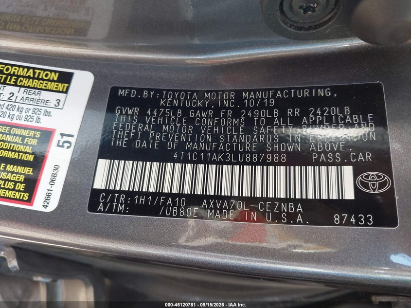 TOYOTA CAMRY - zdjęcie 9