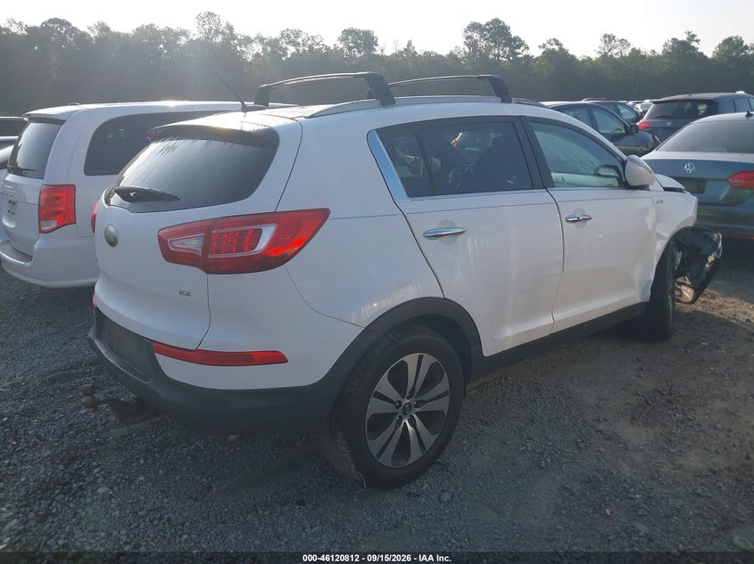Vin: kndpcca21d7466377, lot: 46620532, kia sportage ex 20134