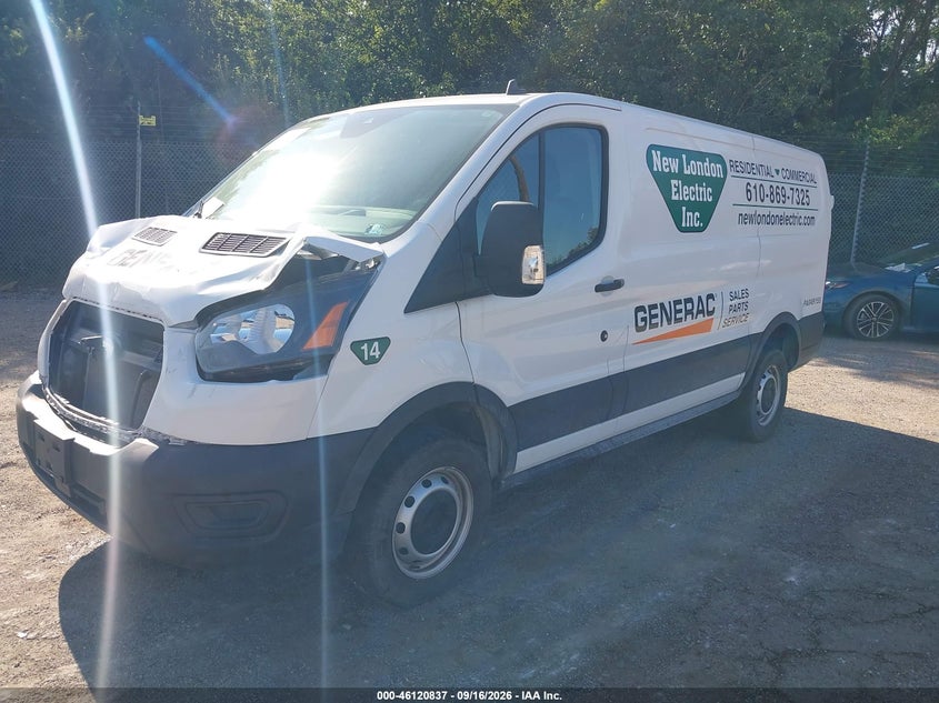 Vin: 1ftbr1y86pkb87502, lot: 46620558, ford transit 20232