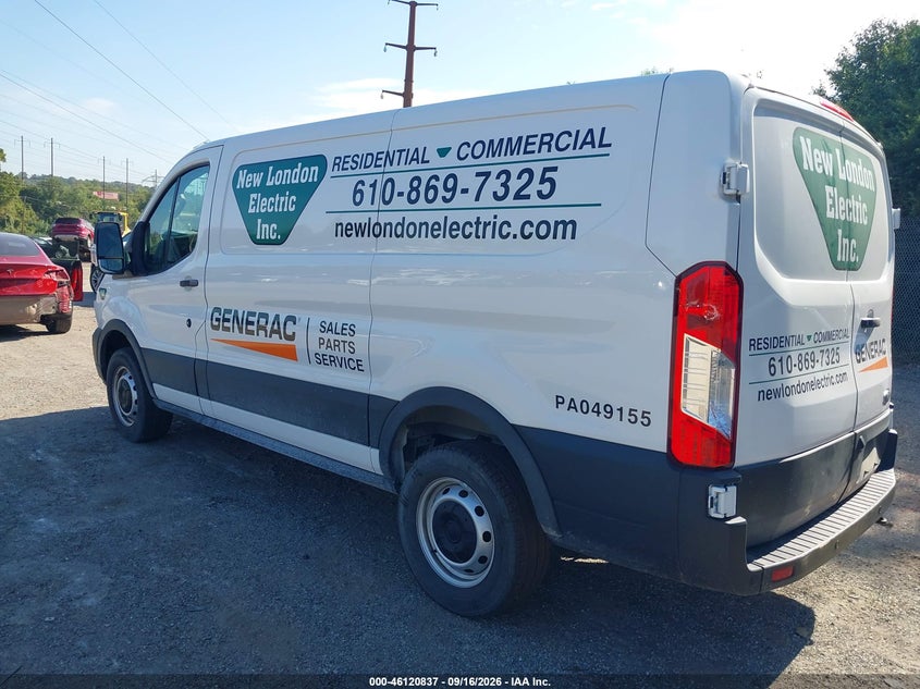 Vin: 1ftbr1y86pkb87502, lot: 46620558, ford transit 20233