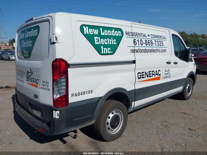 Vin: 1ftbr1y86pkb87502, lot: 46620558, ford transit 20234