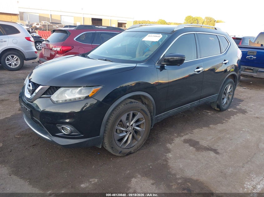 Vin: 5n1at2mv0gc893305, lot: 46620568, nissan rogue sl 20162