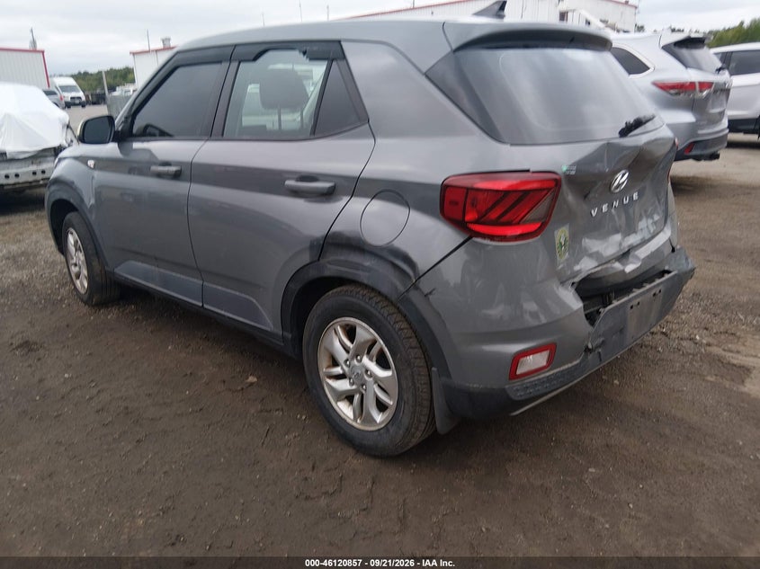Vin: kmhrb8a36mu092685, lot: 46620578, hyundai venue se 20213