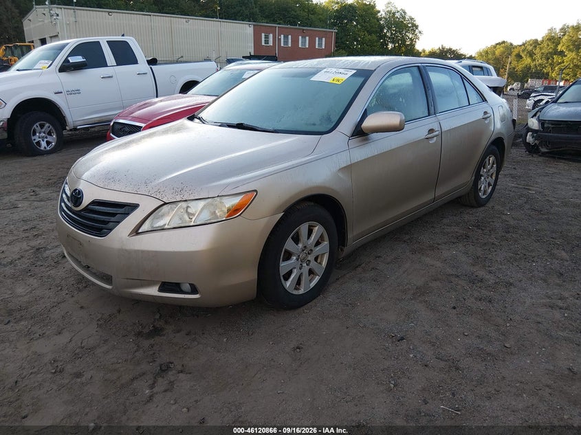 2007 Toyota Camry Xle, Rear, IAAI, VIN JTNBE46KX73103554 — photo 2