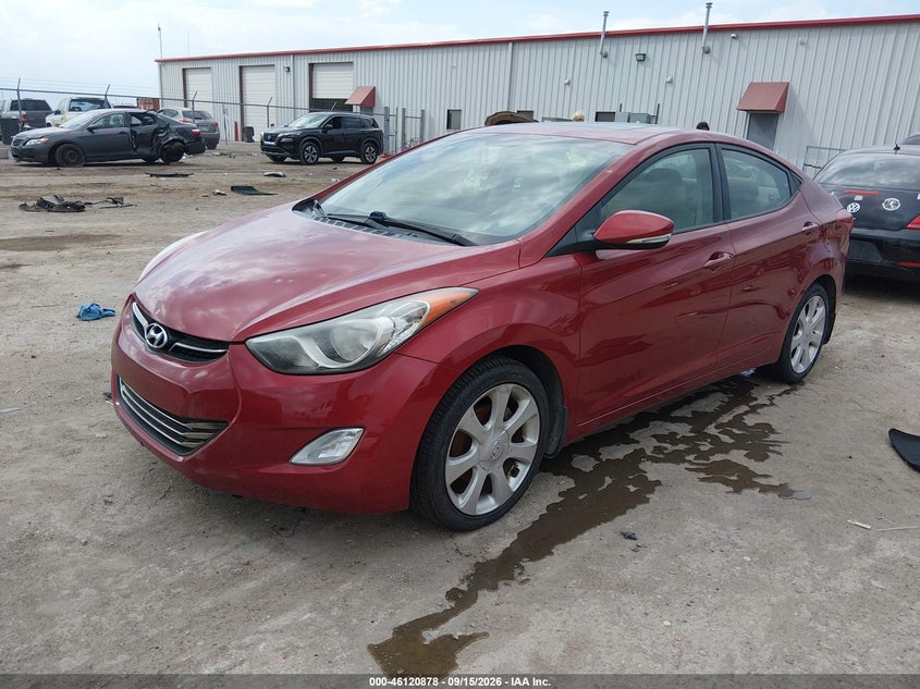 Vin: kmhdh4ae5cu484106, lot: 46620598, hyundai elantra limited (ulsan plant) 20122