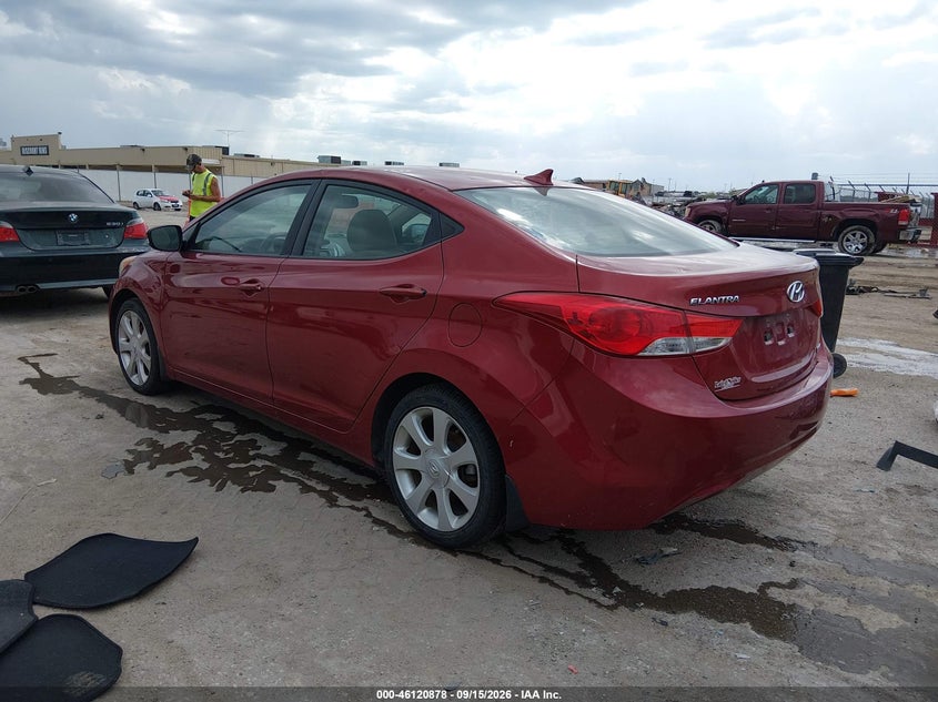 Vin: kmhdh4ae5cu484106, lot: 46620598, hyundai elantra limited (ulsan plant) 20123
