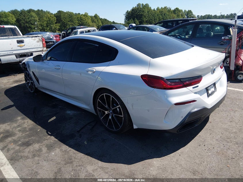 Vin: wbagv8c07mcf78806, lot: 46620604, bmw m850i gtan coupe xdrive 20213