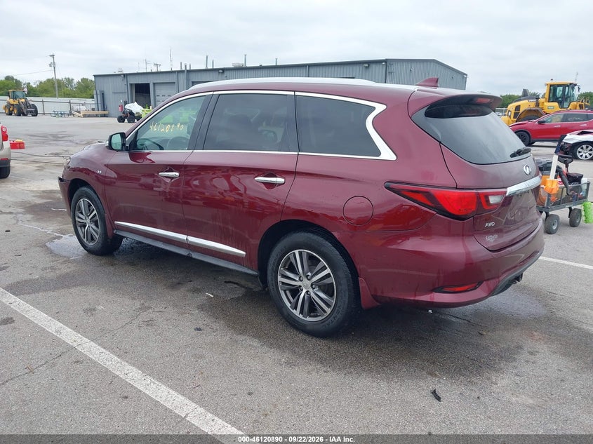 Vin: 5n1dl0mm0kc560474, lot: 46620610, infiniti qx60 luxe/pure 20193