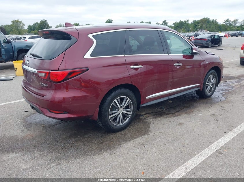 Vin: 5n1dl0mm0kc560474, lot: 46620610, infiniti qx60 luxe/pure 20194