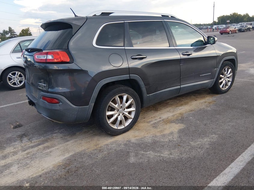 Vin: 1c4pjlds9ew293345, lot: 46620627, jeep cherokee limited 20144