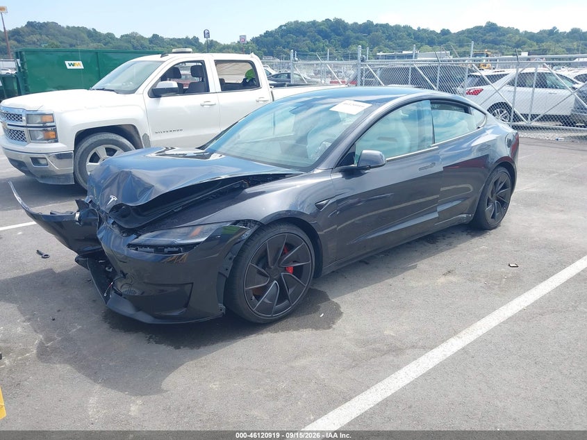 Vin: 5yj3e1et2rf836222, lot: 46620639, tesla model 3 performance all-wheel drive 20242
