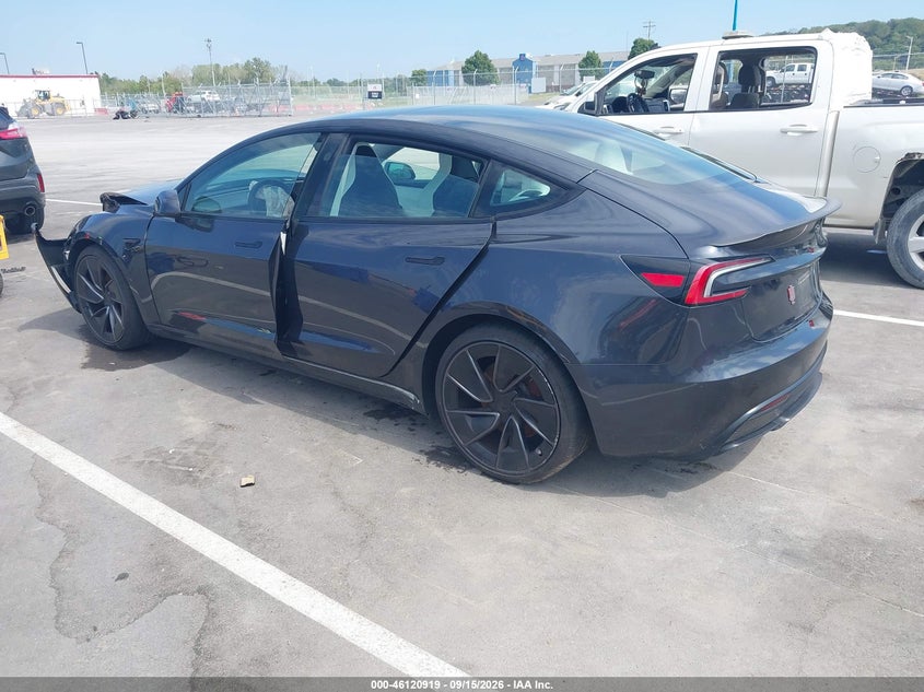 Vin: 5yj3e1et2rf836222, lot: 46620639, tesla model 3 performance all-wheel drive 20243