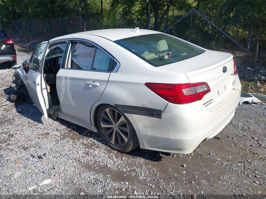 Vin: 4s3bnaj63g3036048, lot: 46620645, subaru legacy 2.5i limited 20163