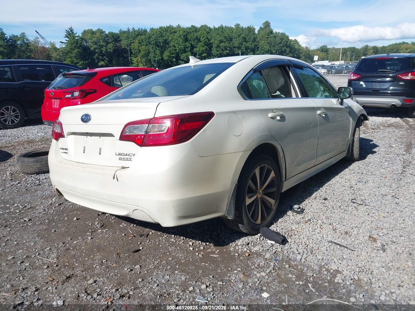 Vin: 4s3bnaj63g3036048, lot: 46620645, subaru legacy 2.5i limited 20164