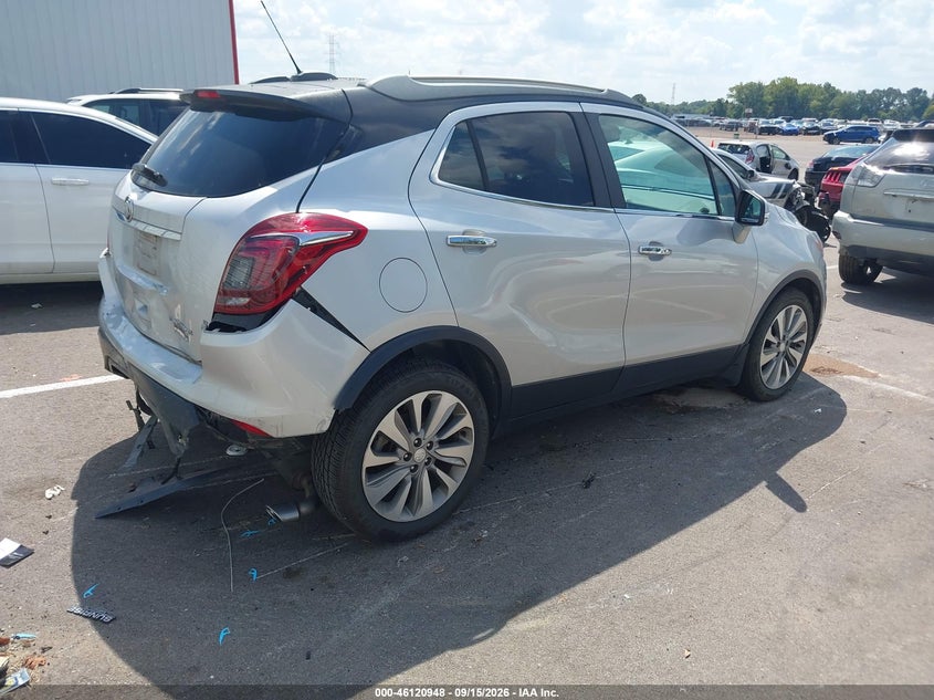 Vin: kl4cjasb6kb810569, lot: 46620668, buick encore fwd preferred 20194