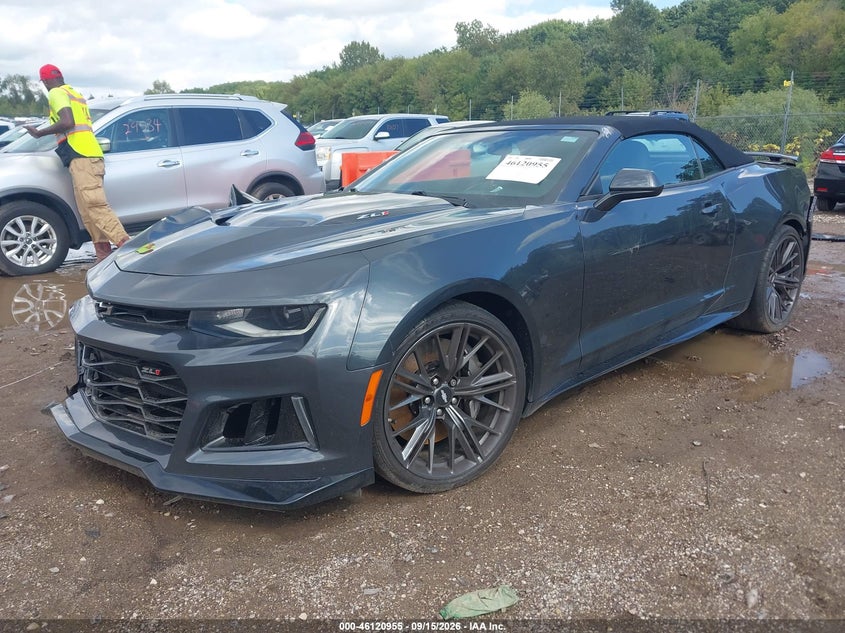 Vin: 1g1fk3d64h0188613, lot: 46620675, chevrolet camaro zl1 20172