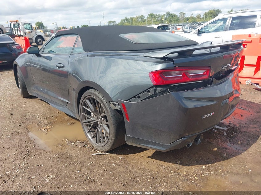 Vin: 1g1fk3d64h0188613, lot: 46620675, chevrolet camaro zl1 20173