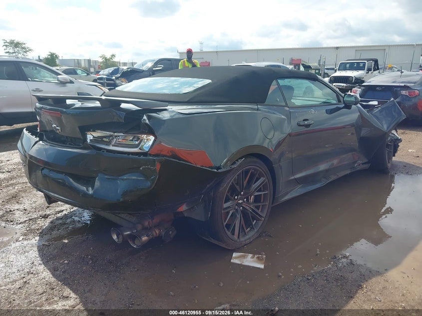 Vin: 1g1fk3d64h0188613, lot: 46620675, chevrolet camaro zl1 20174