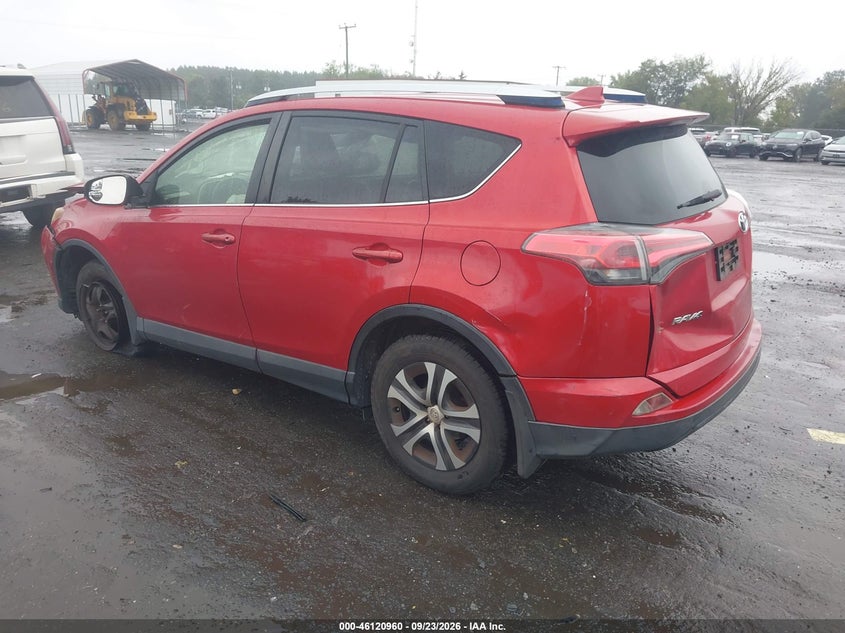 Vin: jtmbfrev9gj072562, lot: 46620680, toyota rav4 le 20163