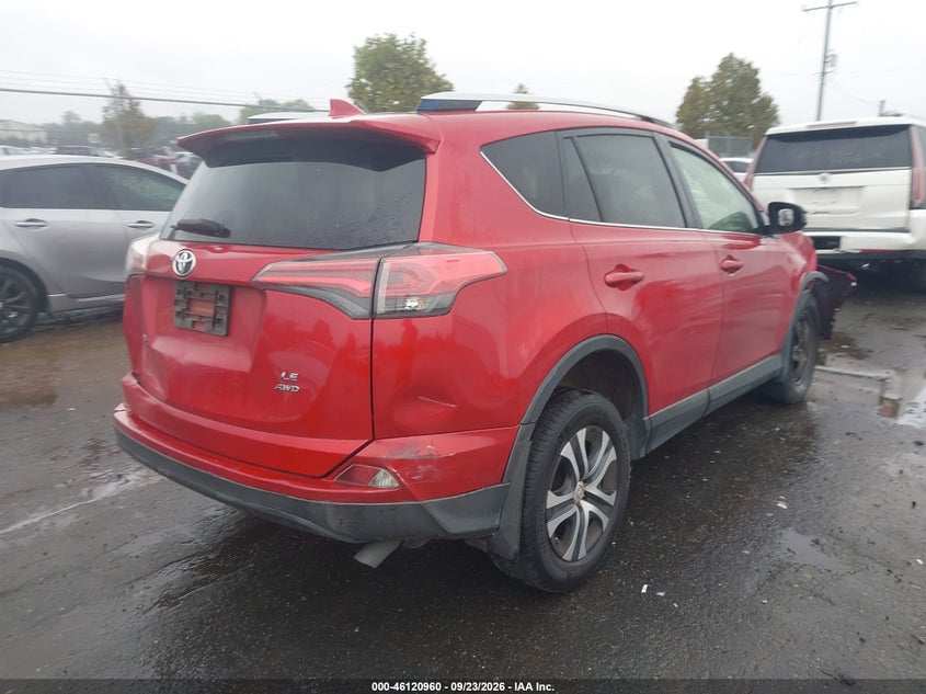 Vin: jtmbfrev9gj072562, lot: 46620680, toyota rav4 le 20164