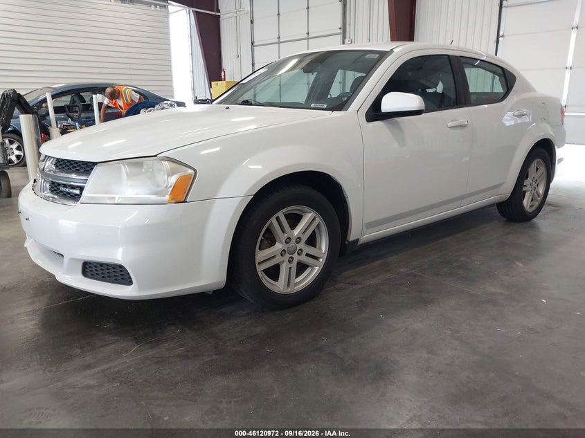Vin: 1c3cdzcb0cn137664, lot: 46620691, dodge avenger sxt 20122