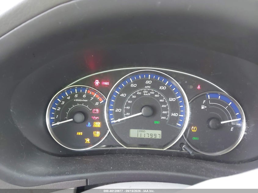 2010 SUBARU FORESTER auction photo 7