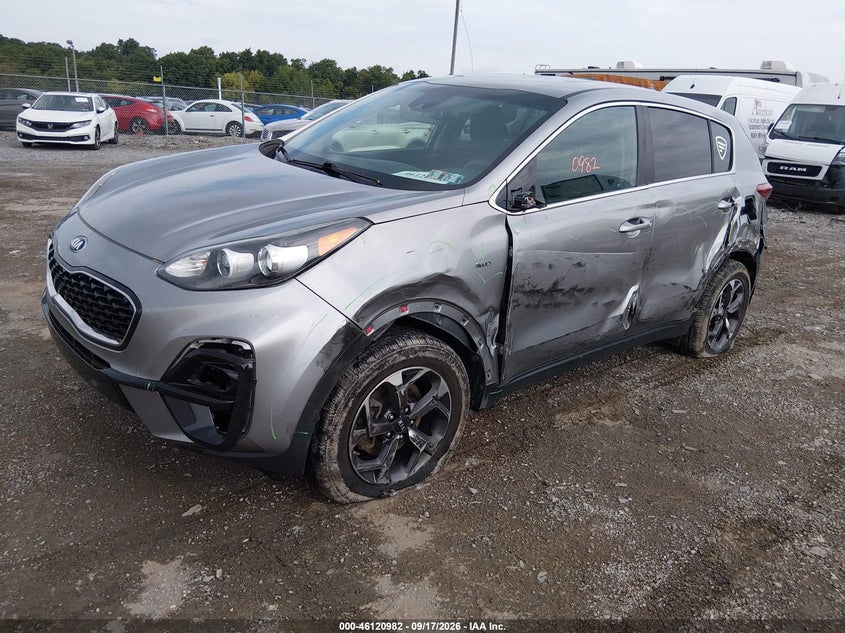 Vin: kndpmcac2l7790734, lot: 46620702, kia sportage lx 20202