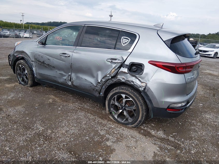 Vin: kndpmcac2l7790734, lot: 46620702, kia sportage lx 20203