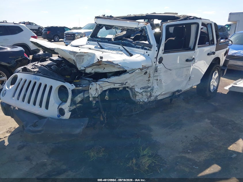 Vin: 1c4bjwdg9hl683181, lot: 46620704, jeep wrangler unlimited sport 4x4 20172