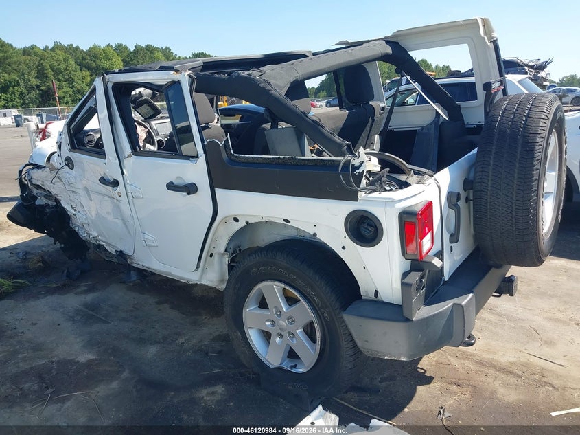 Vin: 1c4bjwdg9hl683181, lot: 46620704, jeep wrangler unlimited sport 4x4 20173
