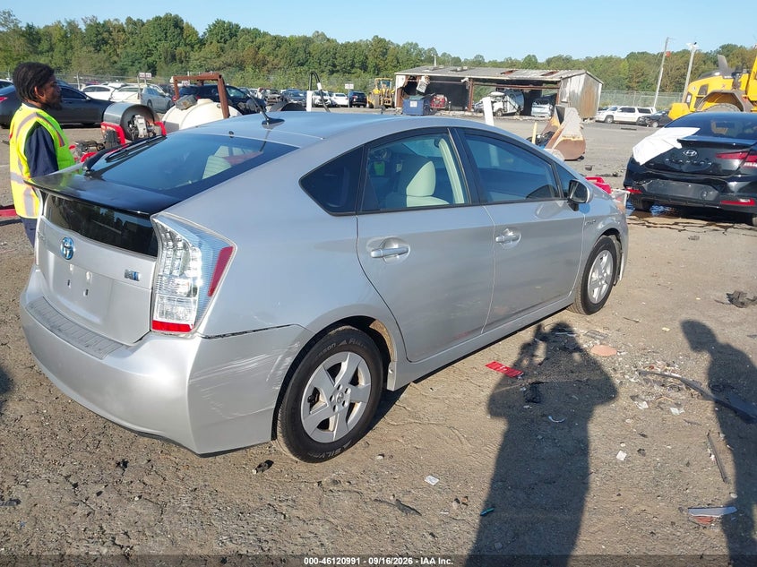 Vin: jtdkn3du0b0320401, lot: 46620711, toyota prius 20114